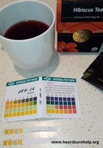 pH level of hibiscus tea